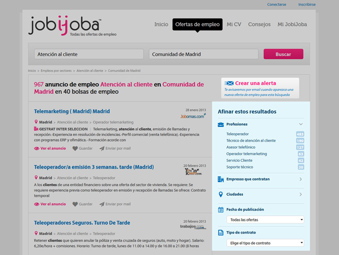 Jobijoba Page